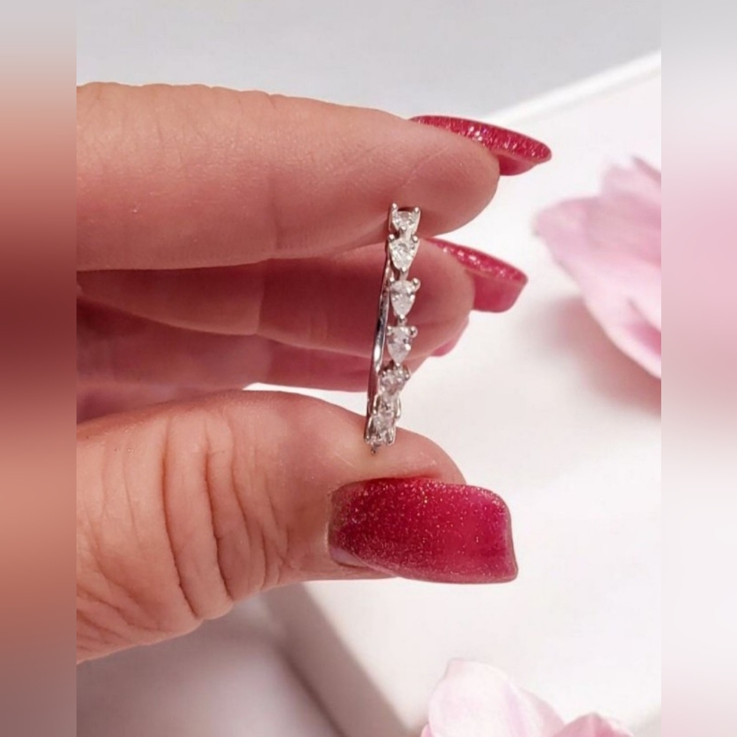 Sterling Silver 1.5 Ct. Cubic Zirconia Ring Womens Jewelry